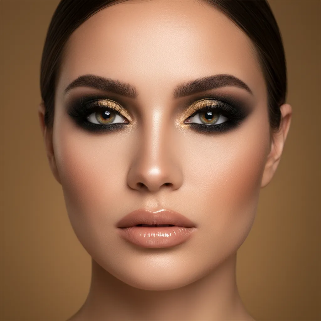 Professionele visagie make-up behandeling